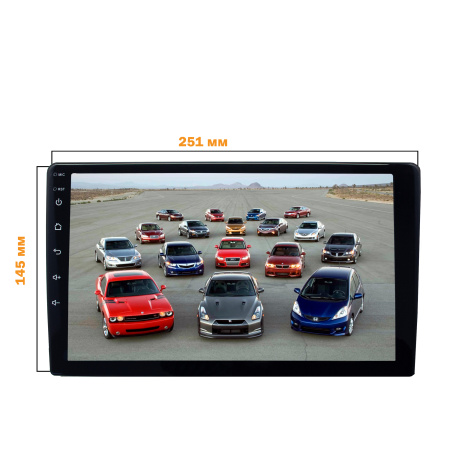 Штатная магнитола 9 дюймов для Brilliance M2 2007-2010 гг. LeTrun 4092-5560 XY Android 9.x  8227L 1+16 Gb IPS ++
